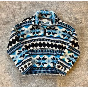 Aerie Offline fuzzy sherpa quarter zip pullover